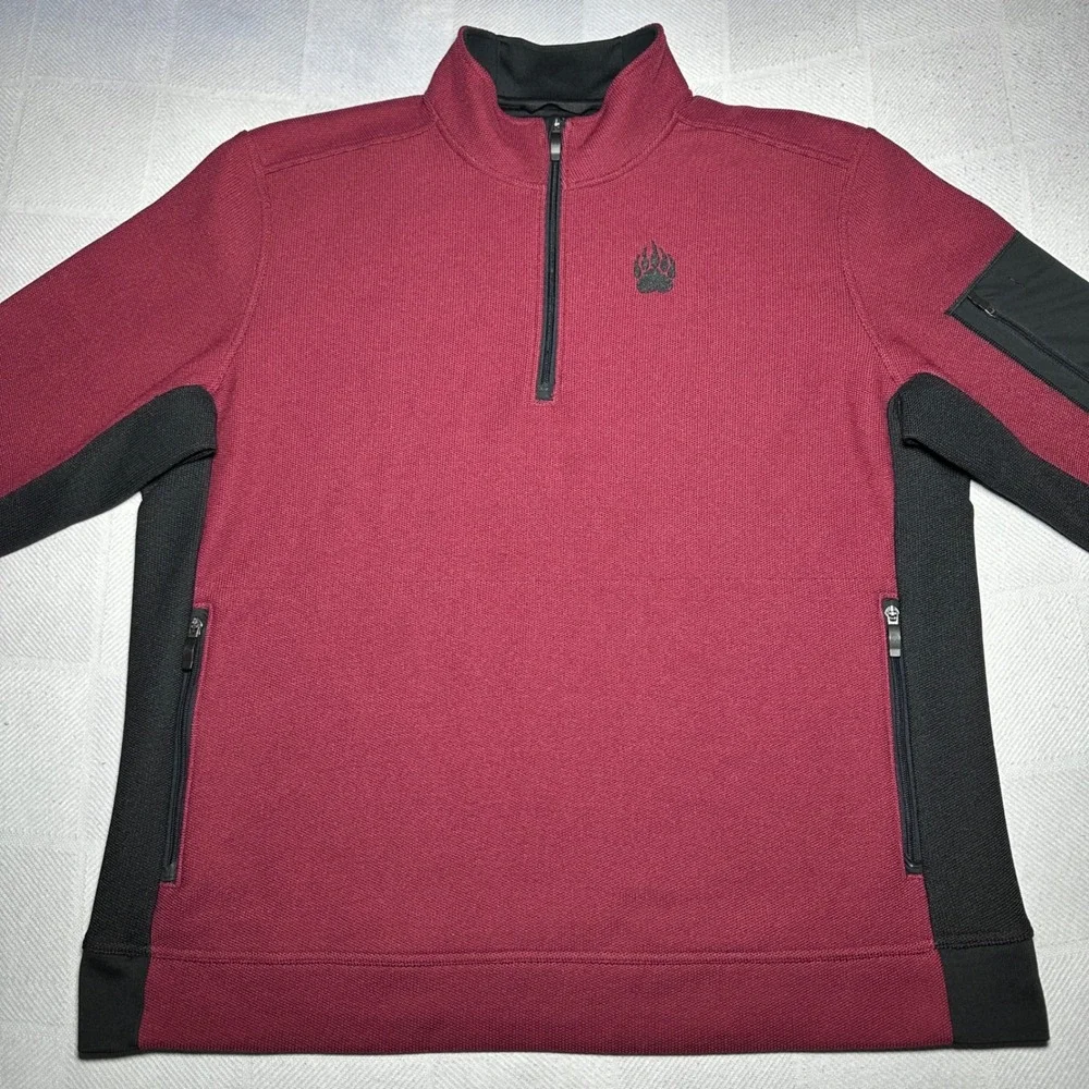Alaskan Hardgear GravelTec 1/4 Zip Men 2XL Fleece Lined Textured Kangaroo Pocket